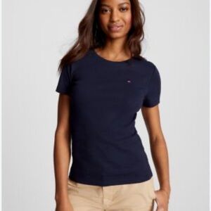 ☀️ 3/$15 Tommy Hilfiger Crewneck Short Sleeve Tee Shirt Navy Blue